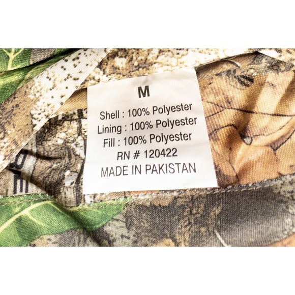 RealTree Edge Full Zip Camo Hunting Vest Reversable Black and Camo Mens Medium - Picture 4 of 11